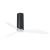 Ventilador negro mate palas transparentes TUBE FAN de Faro