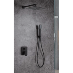 Conjunto de ducha Imex Negro Dublin