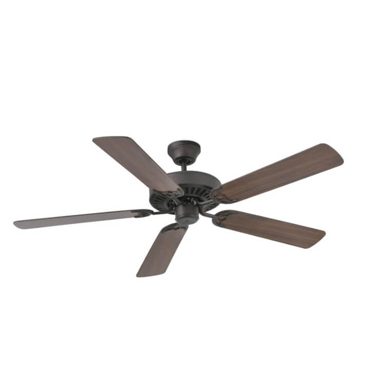 Ventilador marr&oacute;n ALOHA de Faro