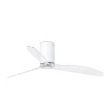 Ventilador blanco palas transparentes MINI TUBE FAN de Faro