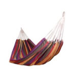 Hamaca colgante morado de 210x150 Outsunny