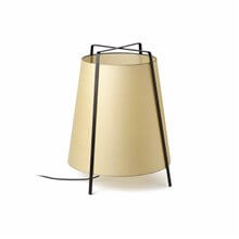 Lámpara sobremesa beige AKANE-G 20W Faro