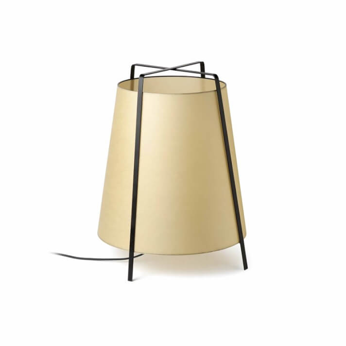 L&aacute;mpara sobremesa beige AKANE-G 20W Faro