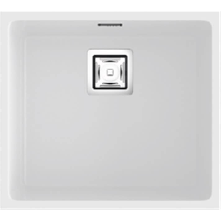 Fregadero de 1 cuba blanco 50 x 45 cm Zie Poalgi 