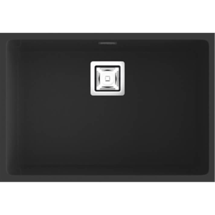 Fregadero de 1 cuba negro 65 x 45cm Zie Poalgi 