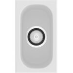 Fregadero de 1 cuba Blanco 34 x 19,5cm Gandia Poalgi 