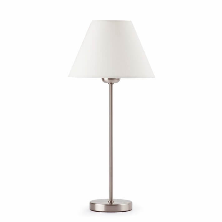 L&aacute;mpara sobremesa beige NIDIA 40W Faro