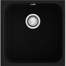 Fregadero de 1 cuba negro 44 x 44,5cm Gandia Poalgi 