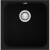 Fregadero de 1 cuba negro 44 x 44,5cm Gandia Poalgi 