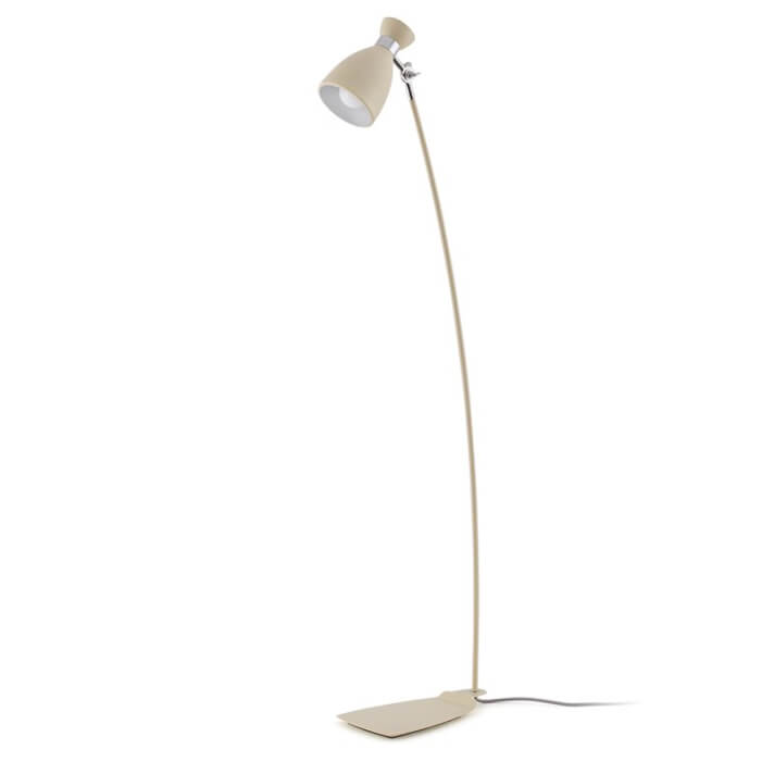 L&aacute;mpara pie beige RETRO 20W Faro