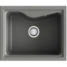 Fregadero de 1 cuba Concret 62 x 51cm City Poalgi 