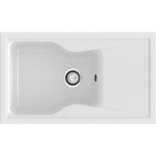 Fregadero de 1 cuba Blanco 86 x 51cm City Poalgi