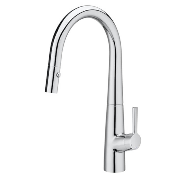 Grifo monomando cocina ca&ntilde;o extra&iacute;ble giratorio Syra Roca