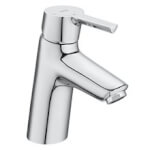 Grifo de lavabo de cuerpo liso Malva Roca
