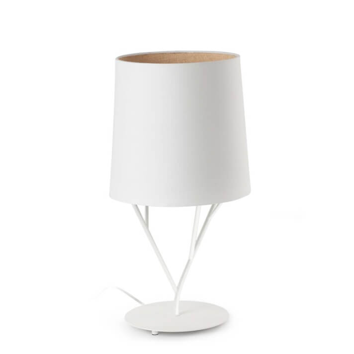 L&aacute;mpara sobremesa blanco TREE 60W Faro