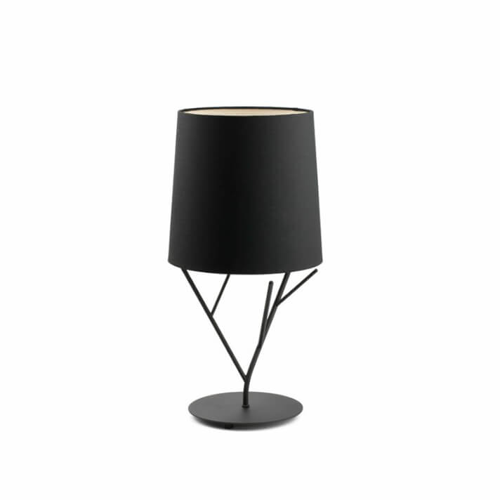 L&aacute;mpara sobremesa negro TREE 60W Faro