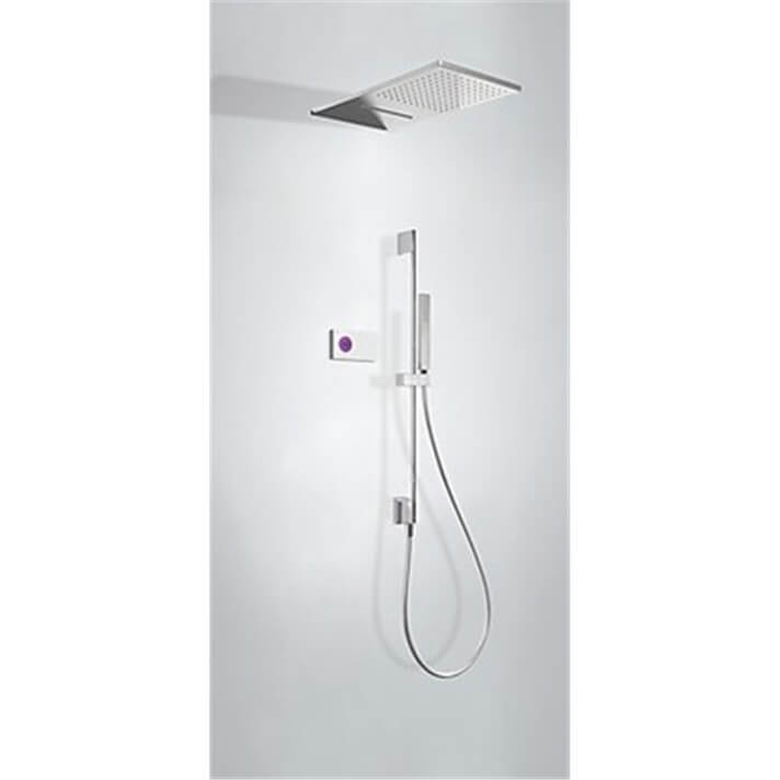 Kit de ducha termost&aacute;tico electr&oacute;nico TRES 3 v&iacute;as