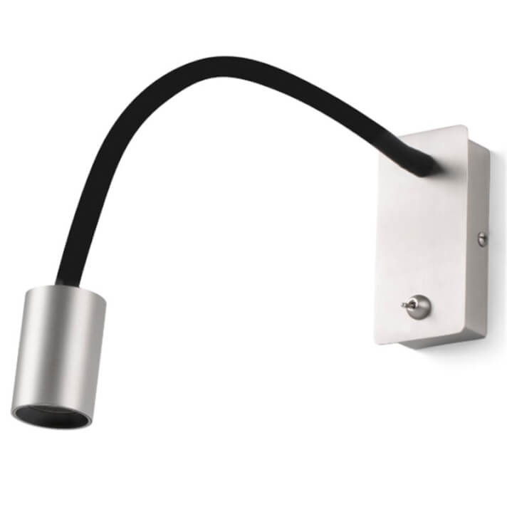 Aplique lector LESER LED n&iacute;quel satinado Faro