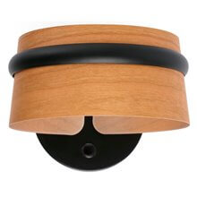 Aplique LOOP LED negro Faro