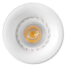 Lámpara empotrable NEÓN-R blanca y redonda Ø7,8cm Faro