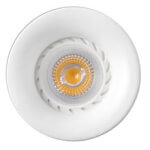 Lámpara empotrable NEÓN-R blanca y redonda Ø7,8cm Faro