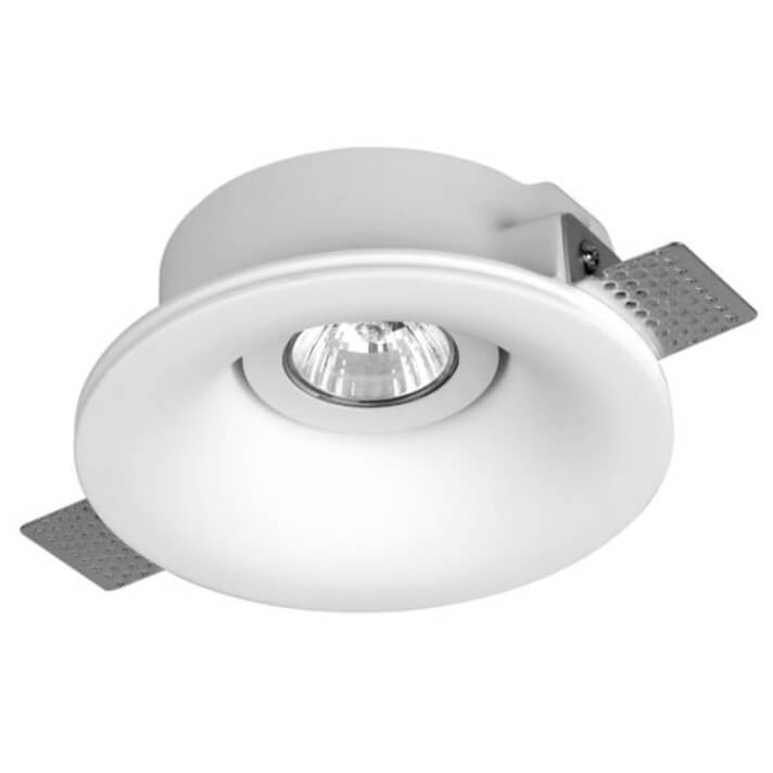 L&aacute;mpara empotrable NEU blanca y redonda &Oslash;15,5cm Faro