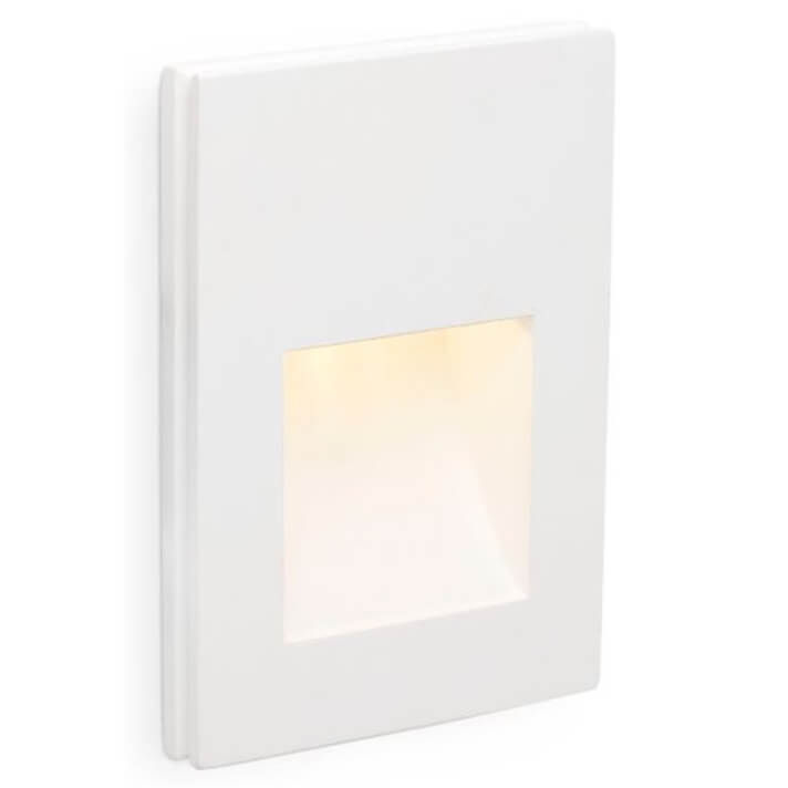 L&aacute;mpara empotrable PLAS-3 LED blanca 10x14,5cm Faro