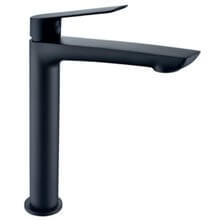 Grifo alto de lavabo negro mate Imex Luxor