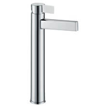 Grifo alto de lavabo cromado/blanco Imex Elba