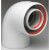 Accesorios calderas de condensación curva coaxial 90º 80/125 FERROLI