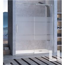 Mampara puerta corredera para ducha decorado Clio LU102 Kassandra