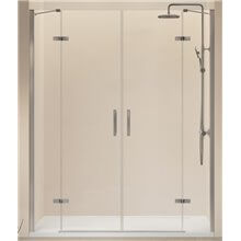 Mampara frontal 2 puertas abatibles NA415 Kassandra
