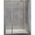 Mampara frontal puerta abatible + fijo 40cm NA517 Kassandra