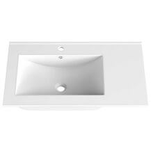Lavabo encimera Bogotá con seno desplazado Futurbaño