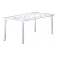 Mesa rectangular blanca SEVILLA de resol