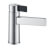 Grifo lavabo cromado/negro Imex Elba
