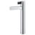 Grifo alto de lavabo cromado/negro Imex Elba