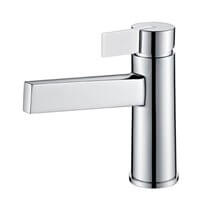 Grifo lavabo cromado/blanco Imex Elba