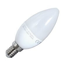 Bombilla LED vela de 5W E14