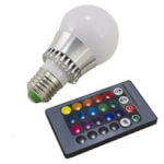 Bombilla LED con luz RGB de 5W E27