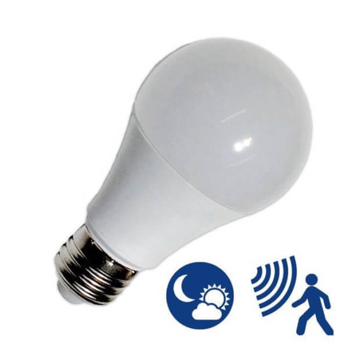 Bombilla LED con sensor de 7W E27