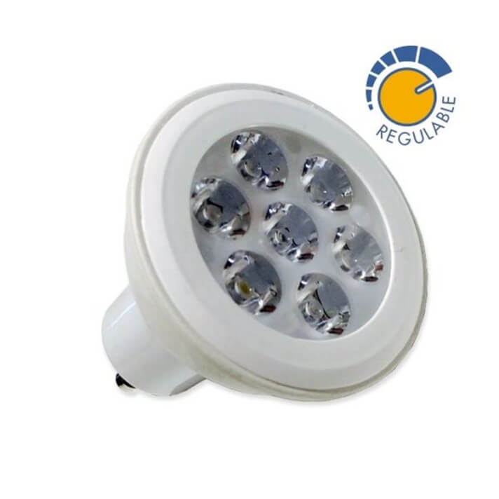 Bombilla Dicroica GU10 7W regulable