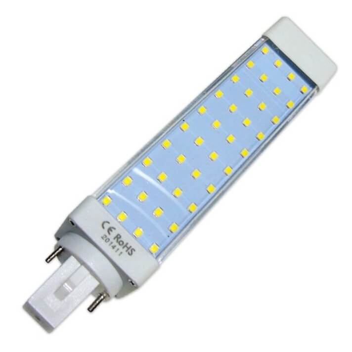 Bombilla LED G24 bi-pin 10W
