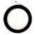 Panel Downlight redondo de 6W NEGRO