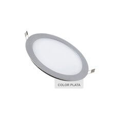 Panel Downlight redondo de 6W PLATA