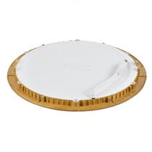 Panel Downlight redondo de 12W MADERA