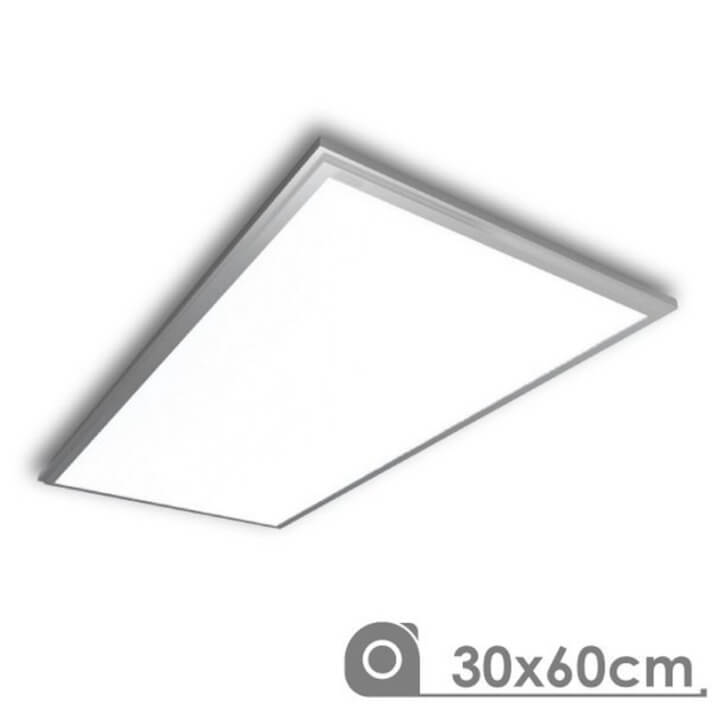 Panel LED 30x60 rectangular 25W PLATA