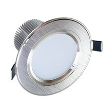 Foco LED Downlight 7W GRAN ANGULAR plata