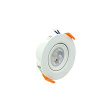 Foco LED circular direccionable 3W blanco PC