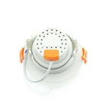 Foco LED circular direccionable 7W blanco PC